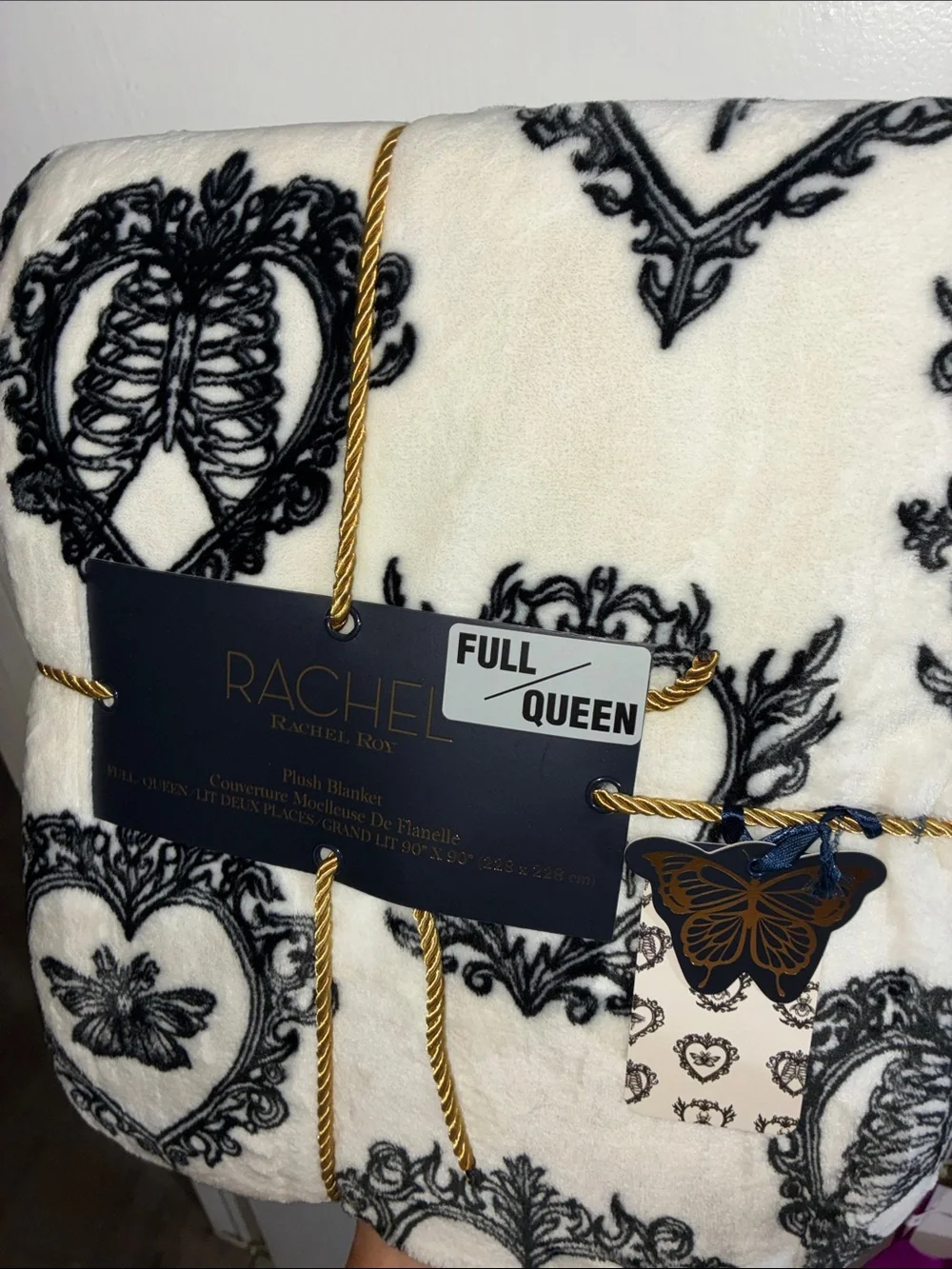 Rachel Roy witchy symbols plush blanket